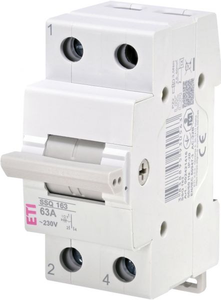 ������������� �������� ETI, SSQ 163 "1-0-2", 1p 63A 2421416 - �������� 1