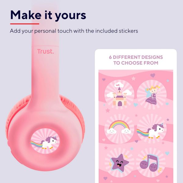 ��������� On-ear Trust Nouna Kids, Wireless, Mic, ������� 25274_TRUST - �������� 7