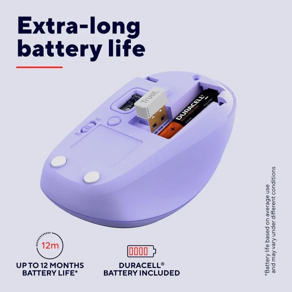 ���� Trust Yvi+ Compact Multi-Device, WL/BT/USB-A, ���������� 25583_TRUST - �������� 3