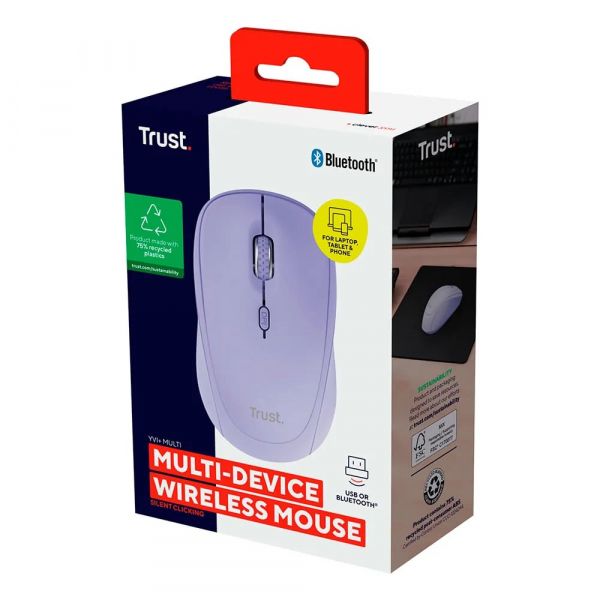 ���� Trust Yvi+ Compact Multi-Device, WL/BT/USB-A, ���������� 25583_TRUST - �������� 12