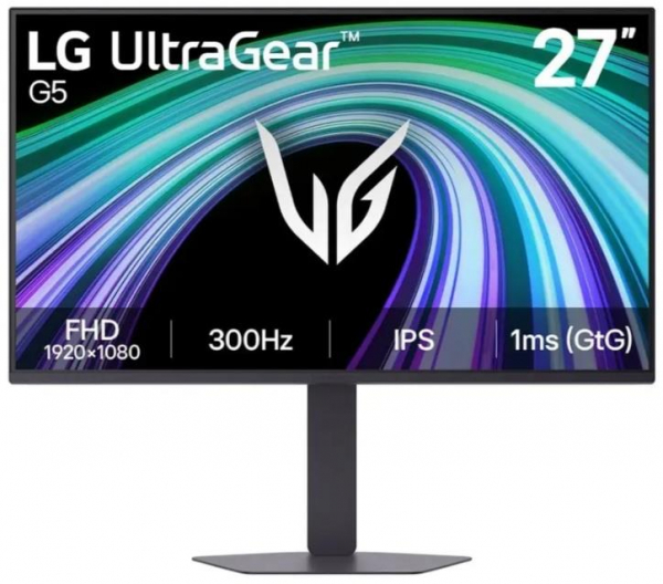 ������� LG 27" 27G550B-B 2xHDMI, DP, Audio, IPS, 300Hz, 1ms, sRGB 99%, G-SYNC, FreeSync, Pivot, HDR10 27G550B-B - �������� 1