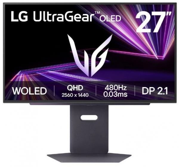 ������� LG 27" 27GX790A-B 2xHDMI, DP, USB, Audio, OLED, 2560x1440, 480Hz, 0.03ms, DCI-P3 98.5%, G-SYNC, FreeSync, HAS, HDR400 27GX790A-B - �������� 1