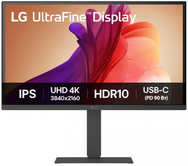 ������� LG 27" 27U730A-B 2xHDMI, DP, USB-C, MM, IPS, 3840x2160, DCI-P3 90%, Pivot, HDR10 27U730A-B - �������� 1