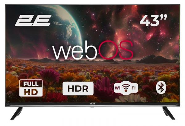 ��������� 43" 2E LED FHD 60Hz Smart WebOS Black 2E-43A07KFW - �������� 1