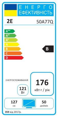 ��������� 50" 2E QLED 4K 60Hz Smart Google TV Black 2E-50A77Q - �������� 12