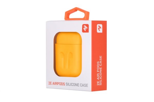  2  Apple AirPods, Pure Color Silicone Imprint (1.5mm), Yellow 2E-AIR-PODS-IBSI-1.5-YW -  3