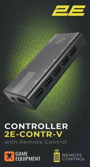 ���������� 2E GAMING CONTR-V ARGB 10 fans 4pin, SATA +5V 3pin, ����� 2E-CONTR-V - �������� 1