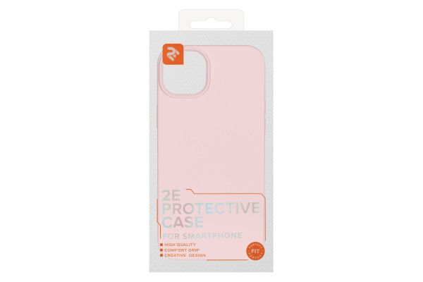 2E  Basic  Apple iPhone 14 Max, Liquid Silicone, Rose Pink 2E-IPH-14M-OCLS-RP -  3