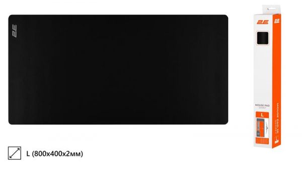 ������ ��� ���� 2E SHINY, L(800x400x2��), ������ 2E-PAD-L-SHINY-BLACK - �������� 1