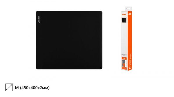2E ������� ��� ���� SHINY, M(450x400x2��), ������ 2E-PAD-M-SHINY-BLACK - �������� 1