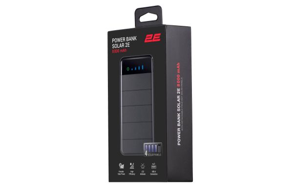 ��� 2E Solar 8000mAh 2E-PB814 Black - �������� 12