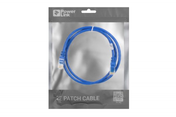 ����-���� 2E Cat 6,UTP,RJ45, 26AWG ,7/0.16 Cu, 1.00 m, PVC,Blue 2E-PC6COP-100BL - �������� 3