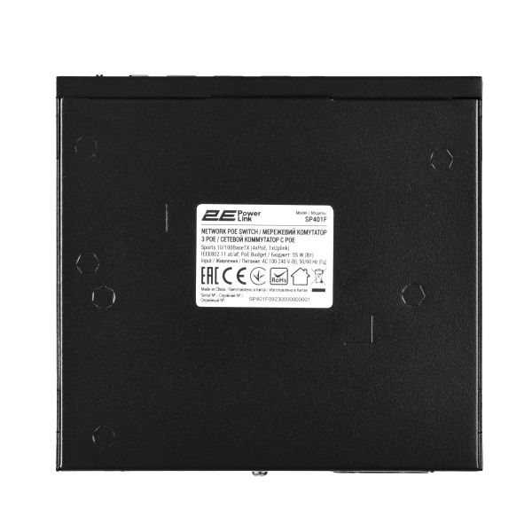 ���������� 2E PowerLink SP401F 5xFE (4xPoE, 1xUplink), 55��, ������������� 2E-SP401F-2 - �������� 4
