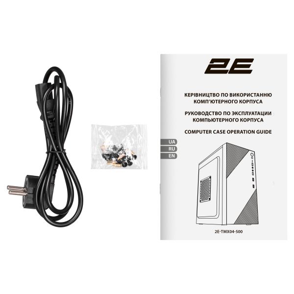 ������ 2E TeamX TMX04 � �� 2E ATX500W, 2xUSB3.0, 1x80��, VGA 220��, mATX, ������ 2E-TMX04-500 - �������� 11