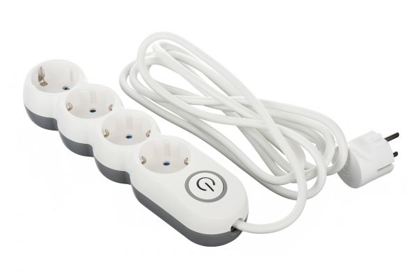 2E ��������� ���������� Plus 4XSchuko � ��������� 3G1.0*3M, white 2E-U04VESM3W - �������� 1