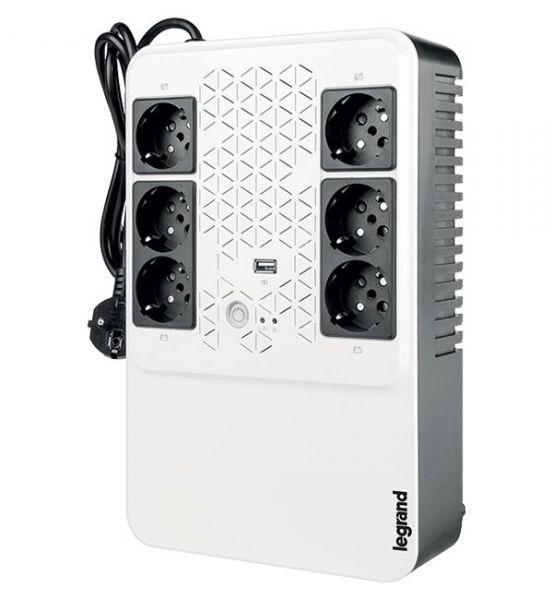 ��� Legrand, KEOR MULTIPLUG 800 �� / 480��, (4+2) �Schuko, USB 310082 - �������� 1