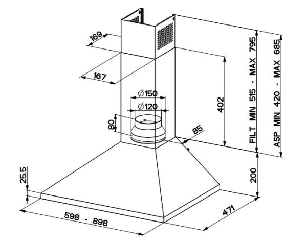 Faber ������� ��������, 90��, 718�3�, Value Pb X A90, ���� 320.0557.540 - �������� 2