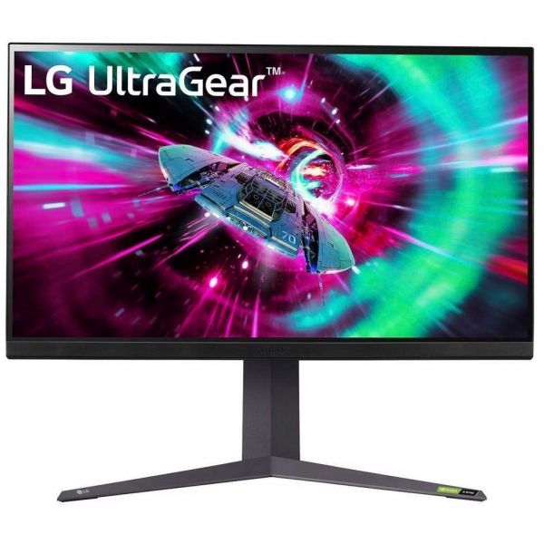  LG 31.5" 32GR93U-B2 xHDMI, DP, USB, Audio, IPS, 3840x2160, 144Hz, 1ms, DCI-P3 95%, G-SYNC, FreeSync, Pivot, HDR400 32GR93U-B -  2