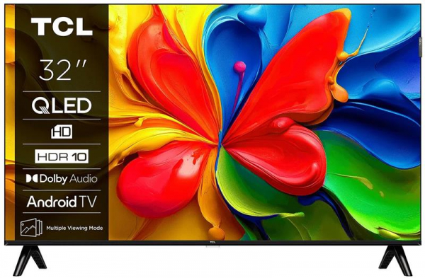 ��������� 32" TCL QLED HD 60Hz Smart Android TV Black 32S4K - �������� 1