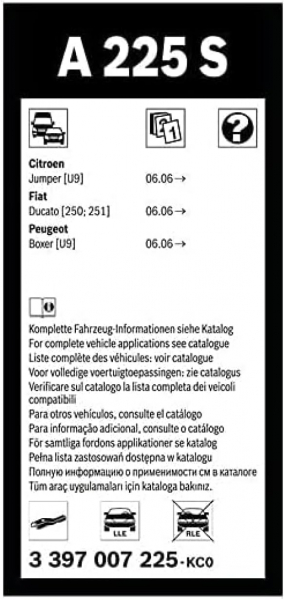 ����������� BOSCH Aerotwin ������������ �������� 650/550�� (3 397 007 225) 3397007225 - �������� 5
