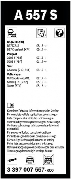 ����������� BOSCH Aerotwin ������������ �������� 700/400�� (3 397 007 557) 3397007557 - �������� 4