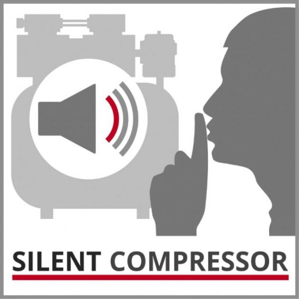 ���������� ��������� Einhell TE-AC 24 Silent, 750��, 24�, 135�/���, 8���. 4020610 - �������� 9