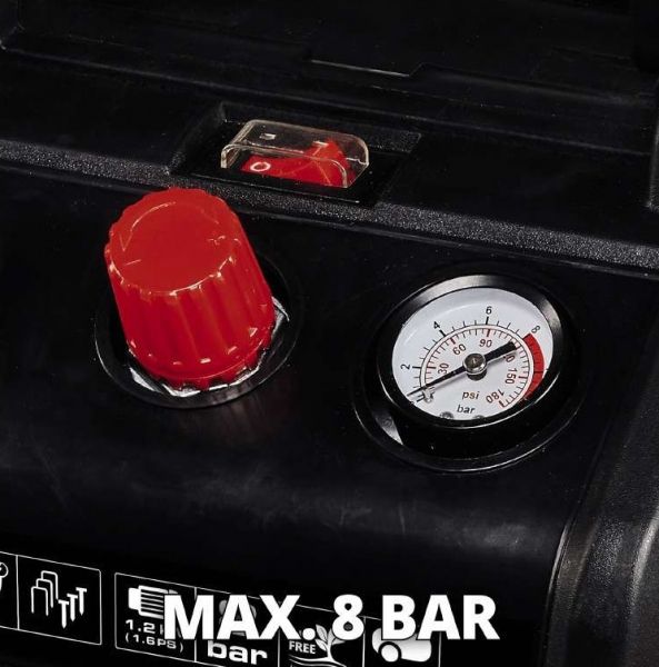 ���������� ��������� ����������� Einhell TC-AC 190/6/8 OF, 1200��, 6�, 190�/���, 8���, 8.9�� 4020655 - �������� 6