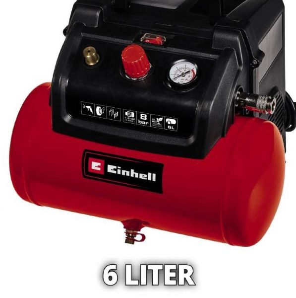 ���������� ��������� ����������� Einhell TC-AC 190/6/8 OF, 1200��, 6�, 190�/���, 8���, 8.9�� 4020655 - �������� 7