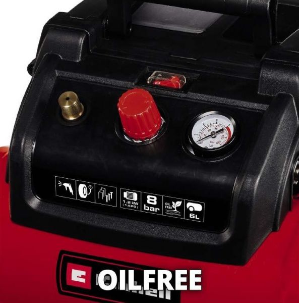 ���������� ��������� ����������� Einhell TC-AC 190/6/8 OF, 1200��, 6�, 190�/���, 8���, 8.9�� 4020655 - �������� 8