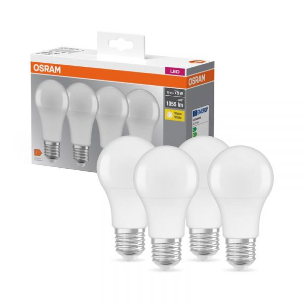 ����� ���� 4�� OSRAM LED E27 10�� 2700� 1055�� A60 4058075184992 - �������� 1