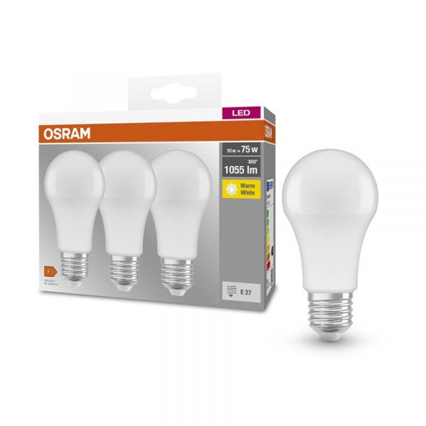 ����� ���� 3�� OSRAM LED E27 10�� 2700� 1055�� A60 4058075819436 - �������� 1