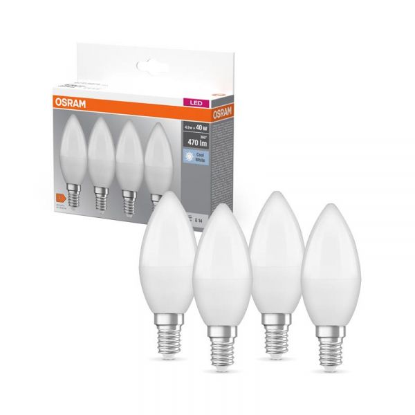 ����� ���� 4�� OSRAM LED E14 4.9�� 2700� 470�� B40 4058075819610 - �������� 1