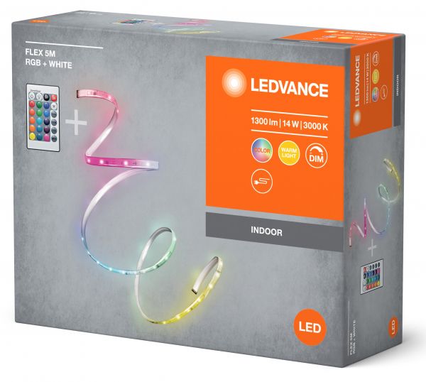 ����� ������������ LEDVANCE FLEX 14W, 1300Lm, 5M RGB 3000K RC 4099854095443 - �������� 6
