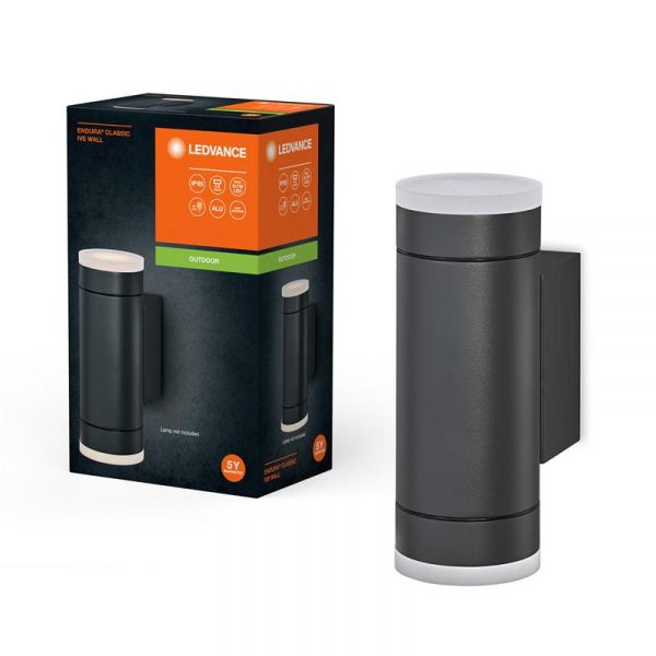 Luminaire LEDVANCE GU10 facade IP65 ENDURA CLASSIC ITY WALL black 4099854183065 - �������� 1