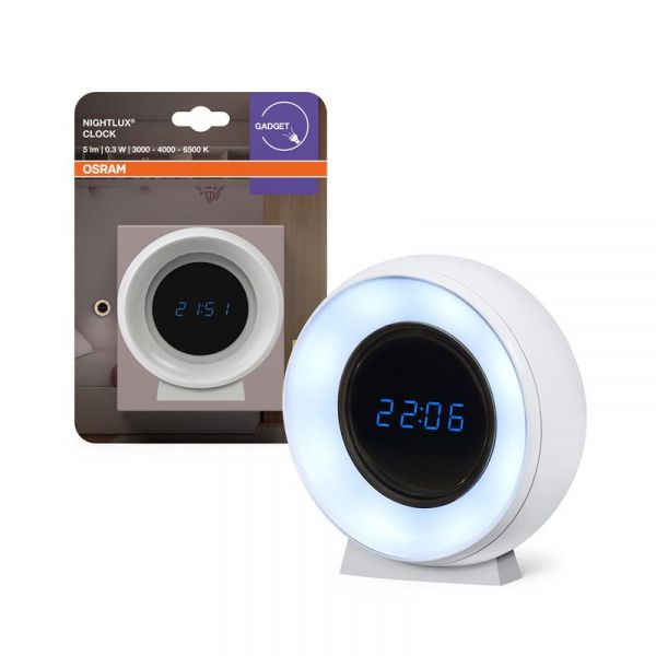 ���������� ������ � ������������� OSRAM NIGHTLUX CLOCK 0.3�� 3000/4000/6500� 5�� 1000������ USB-A > microUSB ����� 4099854530838 - �������� 1