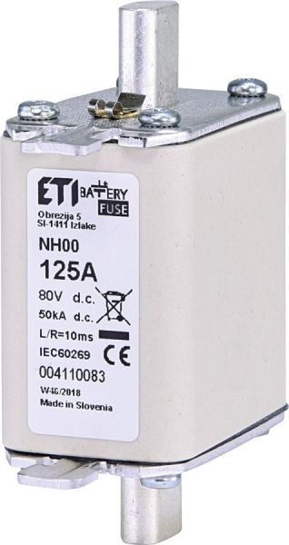 �������������� ETI NH-00 Battery 125A 80V DC 4110083 - �������� 1