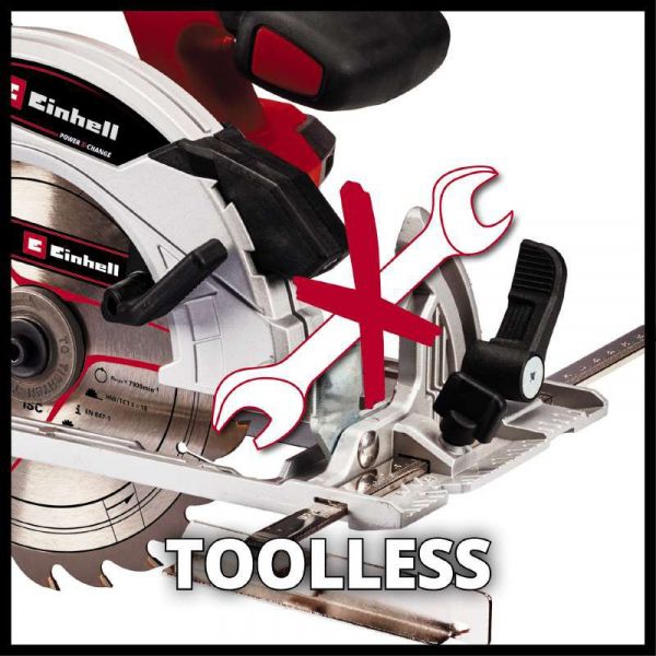 ���� �������� �������������� Einhell TE-CS 18/165-1LI - Solo PXC, 18�, 165�20 ��, 4200��/���, 2.6��, ��� ��� � �� 4331207 - �������� 6
