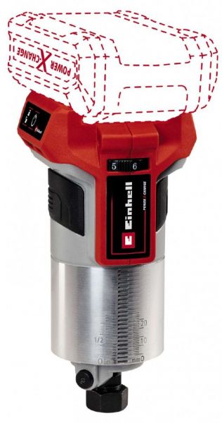 ������ �������������� Einhell TP-RO 18 Set Li BL - Solo, 18�, ����� 6 �� 8 ��, 10000-30000��/���, 1.34��, ��� ��� � �� 4350410 - �������� 4
