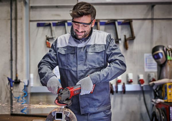���������� ������� �������������� Einhell TE-AG 18/125-2 Li 1x4.0 Ah, PXC, 18�, ����������� 4 ��, 125 ��, 8500 ��/���, 2.32 �� 4431190 - �������� 9