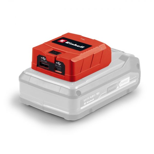 �������� ���������� USB �������������� Einhell TC-CP 18 Li USB A/C - Solo, PXC, 18�, Type-A/Type-C, 2 A, 0.06 �� (��� ��� � ��) 4514148 - �������� 2