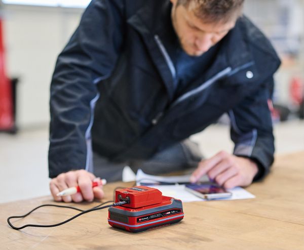 �������� ���������� USB �������������� Einhell TC-CP 18 Li USB A/C - Solo, PXC, 18�, Type-A/Type-C, 2 A, 0.06 �� (��� ��� � ��) 4514148 - �������� 5