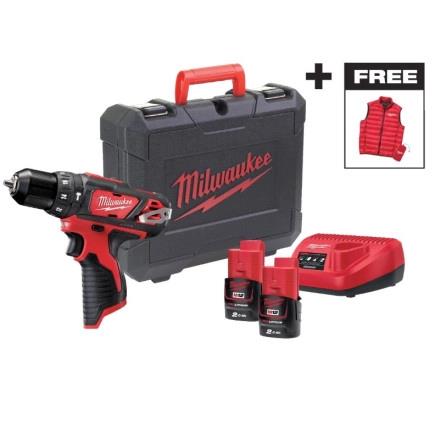 ����������-����� �������������� Milwaukee M12 BPD-202C 12� 2�2����� 30�� 0�1500����� �� C12C ����� ���� 1.2�� 4933499465 - �������� 1