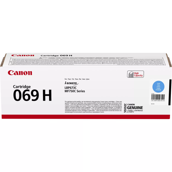 �������� Canon 069H MF752Cdw/MF754Cdw/LBP673Cdw Cyan (5500 ���.) 5097C002 - �������� 1