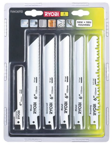 ������� ��� ��������� ���� Ryobi RAK06RB, ����� 6 ��, ��� ������ � ������� 5132002547 - �������� 1