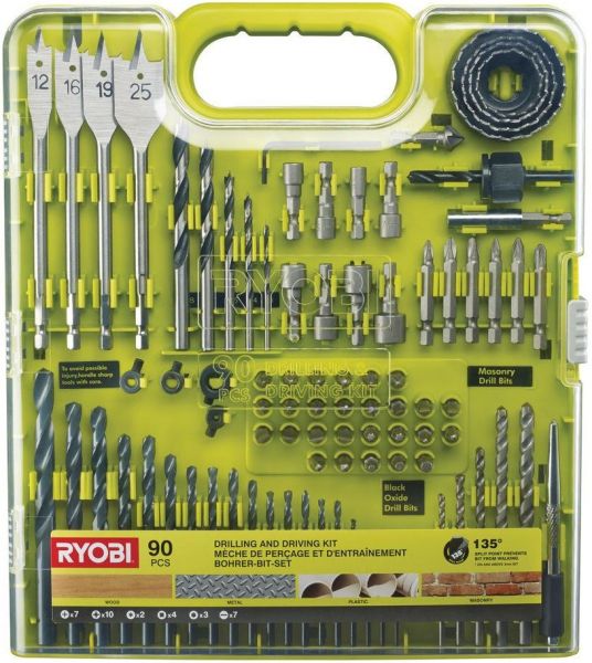 ����� ��� � ����� Ryobi RAKDD90, 90 �� (39 ������ + 51 ���� � �������) 5132004665 - �������� 1