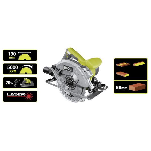 Ryobi ���� ������� RCS1600-K 1600�� 190��, 66�� 5000 ��/�� 5133002779 - �������� 6