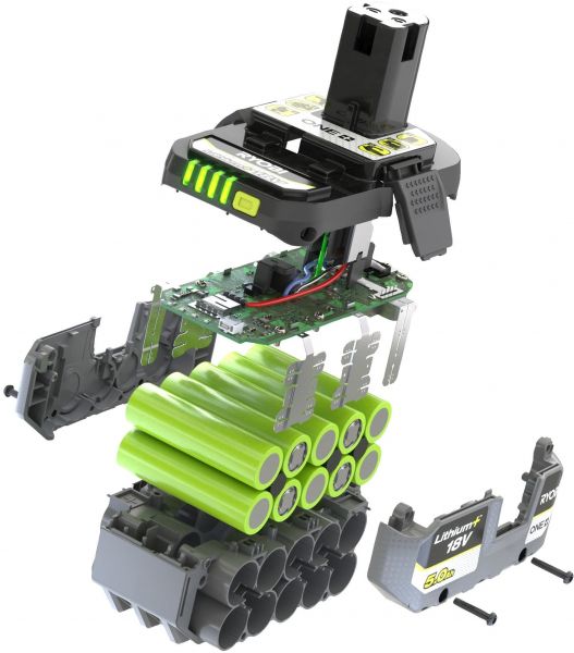 ����������� Ryobi ONE+ RB1850X 18� 4��� 0.7�� (unpacked) 5133005287UNP - �������� 7