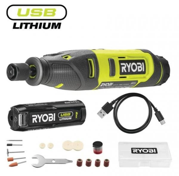 Ryobi ��������� ����� RRT4-120GA15, 4� USBLIthium, ��� 1�2�����, ���� ��������� 5133005634 - �������� 1