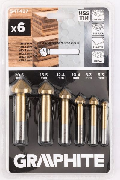 ����� ����� ���������� ��� ������������ GRAPHITE TiN 6.3-20.5�� ���� 6�� 54T427 - �������� 1