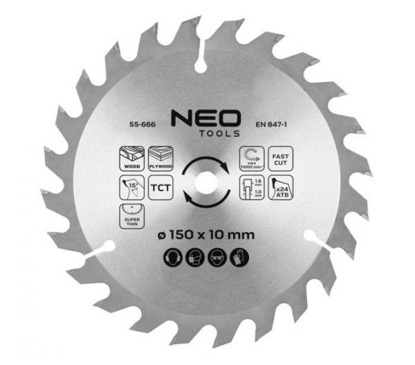 ���� ���������  Neo Tools �� ������ 230x30-24T 150x10-24 1.6�� 55-666 - �������� 1